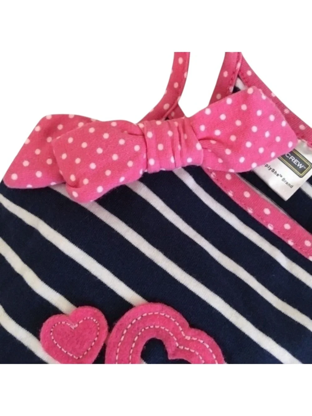Pup Crew Petco Navy Striped Anchor Dog Shirt Size S